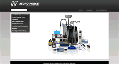 Desktop Screenshot of hydroforce.com