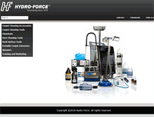 Tablet Screenshot of hydroforce.com